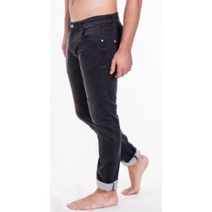 elastic french terry jeans