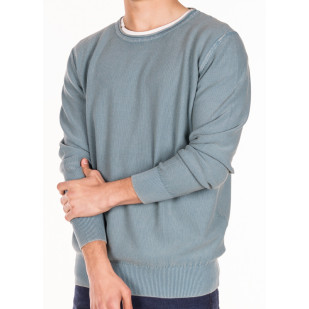 overdyed pique pullover