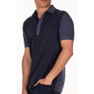 overdyed two colors pique polo