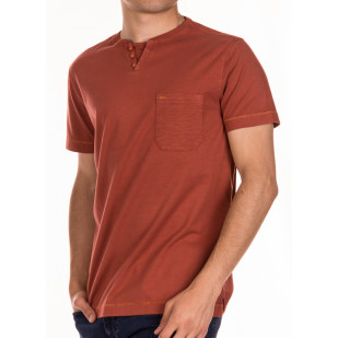 overdyed double collar t-shirt