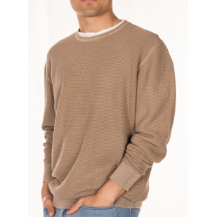 overdyed structured pullover