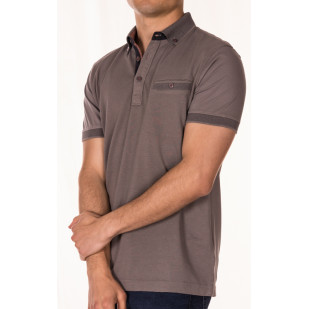 front structured polo