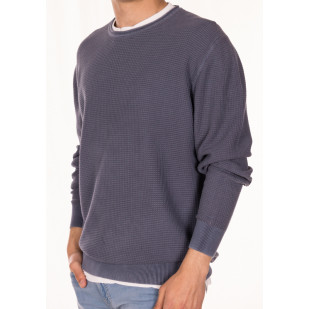overdyed structured pullover